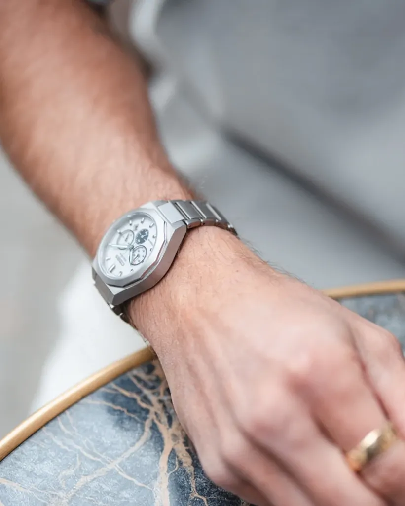 Zenshin Senkei White Dial Super Titanium Bracelet CA4690-51A | CITIZEN